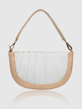 Denim Swagger Shoulder Bag - White
